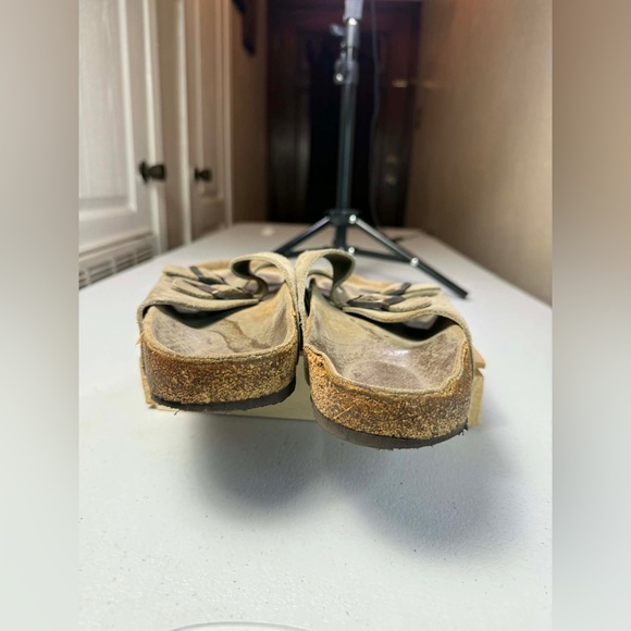 Birkenstock Arizona Soft Footbed Taupe Suede Men Regular Sandal Sz 48 / US 15 - Picture 14 of 14